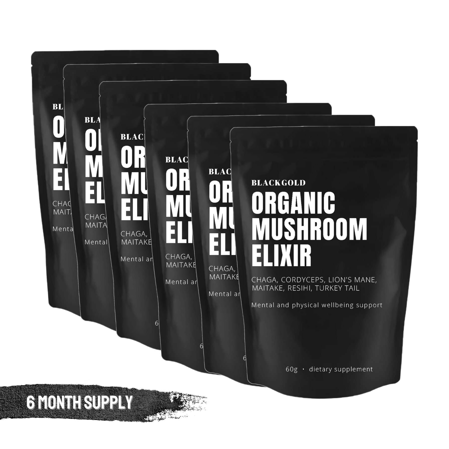 Organic Mushroom Elixir Extract – Blackgold Elixir
